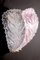 Italian Pink and Clear Murano Glass Leaf Wall Lights, 1970s, Set of 2 12