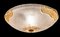 Murano Glass Ceiling Light or Flush Mount with Gold Inclusions by Barovier, 1970s 2