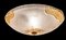 Murano Glass Ceiling Light or Flush Mount with Gold Inclusions by Barovier, 1970s, Image 2