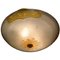 Murano Glass Ceiling Light or Flush Mount with Gold Inclusions by Barovier, 1970s 4