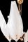 White Tulip Italian Murano Glass Chandelier, 1970s, Image 4