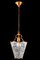 Lanterna Mid-Century in ottone nello stile di Pietro Chiesa, Immagine 10