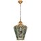 Mid-Century Italian Brass Lantern in the Style of Pietro Chiesa 9