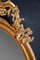 Ovaler italienischer Spiegel mit vergoldetem Holzrahmen, 18. Jh 4