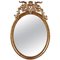 Ovaler italienischer Spiegel mit vergoldetem Holzrahmen, 18. Jh 1