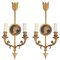 Bronze Two-Light Neoclassical Wall Sconces, Set of 2 7