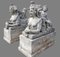 Italienische Sphinx Kalkstein Statuen, 1970er, 2er Set 1