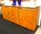 Chrome and Burl Wood Credenza, Italy, 1970s 10
