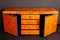 Chrome and Burl Wood Credenza, Italy, 1970s, Image 3