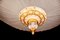 Eisfarbene Deckenlampe aus Muranoglas von Barovier E Toso, 1950er 5