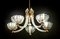 Italian Art Deco Chandelier from Barovier & Toso, 1940s 2