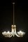 Lámpara de araña italiana Art Déco de Barovier & Toso, años 40, Imagen 12