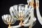 Lámpara de araña italiana Art Déco de Barovier & Toso, años 40, Imagen 6
