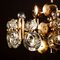 Brass and Glass Lens Chandelier from Gaetano Sciolari, Italy, 1960s 16