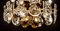 Brass and Glass Lens Chandelier from Gaetano Sciolari, Italy, 1960s 14