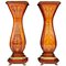 Large French 19th Century Marquetry Inlaid Pedestals, Set of 2 1