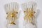 Italian Murano Glass Wall Sconces from Barovier & Toso, 1970s, Set of 2 3