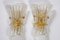 Italian Murano Glass Wall Sconces from Barovier & Toso, 1970s, Set of 2 2