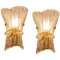 Italian Murano Glass Wall Sconces from Barovier & Toso, 1970s, Set of 2 1