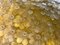 Deckenlampe aus Murano Glas in Gold mit Eisblumen Korb von Barovier & Toso 10