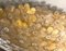 Deckenlampe aus Murano Glas in Gold mit Eisblumen Korb von Barovier & Toso 6