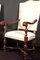 Italian 19th Century Walnut Carved Armchairs, Set of 2 8