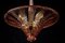 Luminaire Murano Couleur Pêche Mid-Century par Ercole Barovier, Italie 11