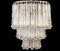 Lámpara de araña de cristal de Murano de Aureliano Toso, 1950, Imagen 16