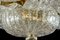 Messingrahmen Murano Glas Deckenlampen von Barovier & Toso, 2er Set 5