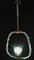 Lanterna in vetro di Murano color acquamarina di Ercole Barovier, anni '40, Immagine 3