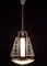 Art Deco Chrome and Murano Glass Chandelier by Pietro Chiesa for Fontana Arte, 1930s, Image 2