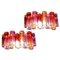 Mid-Century Colored Murano Glass Sconces by Toni Zuccheri for Venini, Set of 2 1