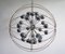 Italian Multi Light Sputnik Chandelier with Chrome Lamps from Reggiani 3