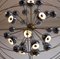 Italienischer Multi Light Sputnik Kronleuchter mit Chrom Leuchten von Reggiani 9