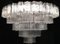 Lámparas de araña de cristal de Murano de Toni Zuccheri para Venini, años 60. Juego de 2, Imagen 6
