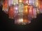 Mid-Century Multi Coloured Murano Glass Chandeliers by Zuccheri for Venini, Set of 2 2
