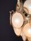 Lámparas de araña italianas con discos de cristal de Murano ámbar de Vistosi, años 70. Juego de 2, Imagen 3