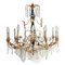 19th Century Baltic Crystal and Gilt Bronze Chandelier 1