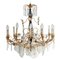 19th Century Baltic Crystal and Gilt Bronze Chandelier, Image 1