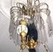 Lámpara de araña báltica de cristal y bronce dorado, siglo XIX, Imagen 17