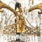 19th Century Baltic Crystal and Gilt Bronze Chandelier, Image 12