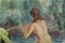 Peinture de Nu Vénitien, Les Nymphes au Bain, Seibezzi, 1940 5