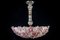 Venetian Pink and Gilt Flower Glass Chandelier by Barovier E Toso, 1950s 2