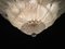Lámpara de araña grande con hojas de cristal de Murano, años 90, Imagen 4