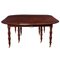 French 18th Century Mahogany Extending Drop-Leaf Dining Table 1