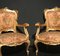 Italian 19th Century Gilt Living Room Set with Sofà and Armchairs, Set of 3, Image 6