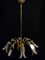 Lámpara de araña de cristal de Murano de Vistosi, años 70, Imagen 8
