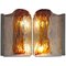 Mid-Century Italian Sconces by Toni Zuccheri for Mazzega, 1970s, Set of 2 1