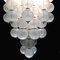 Lámpara de araña Mid-Century con bolas de cristal de Murano Pulegoso de Mazzega, Imagen 5