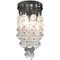 Mid-Century Chandelier with Pulegoso Murano Glass Balls from Mazzega, Image 1